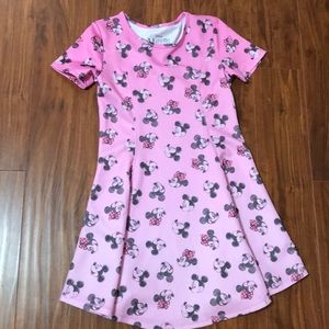 Disney minnie mouse flare dress